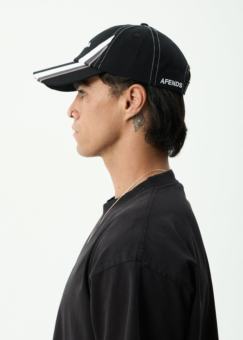 AFENDS Yang - Six Panel Cap - Black