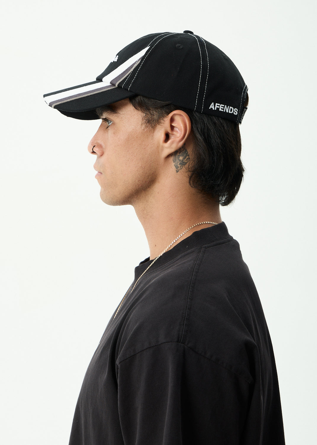 AFENDS Yang - Six Panel Cap - Black