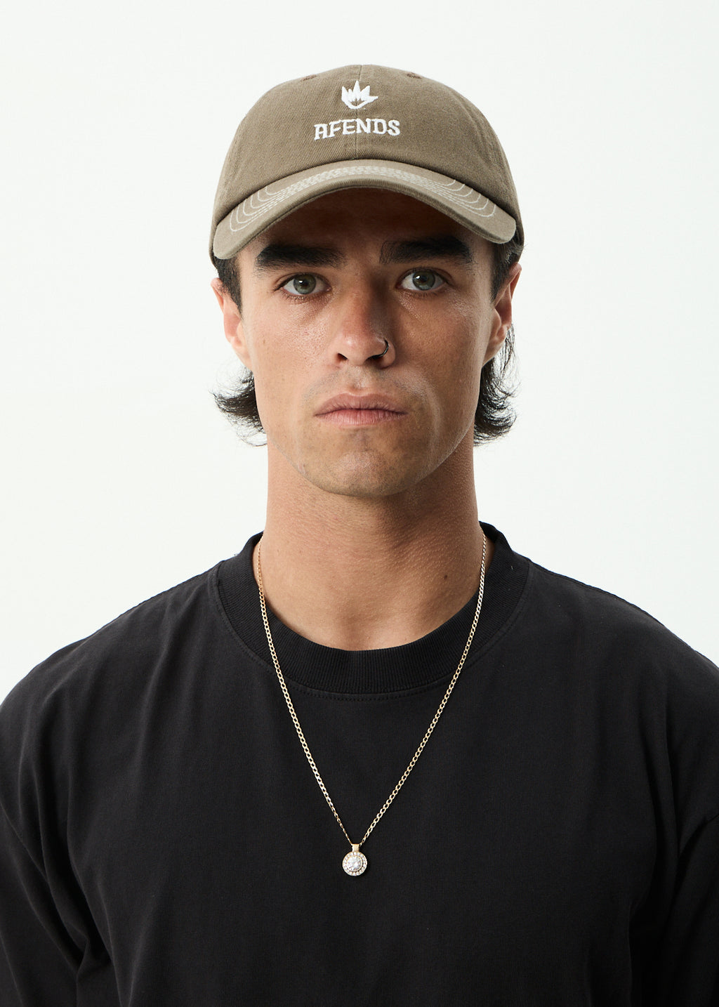 AFENDS Burnin - Six Panel Cap - Vintage Fossil