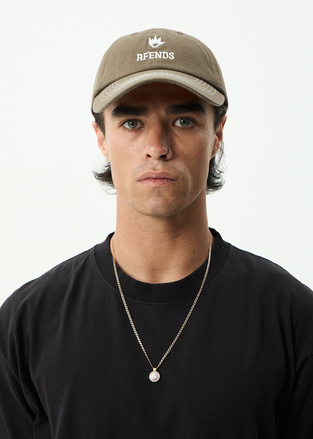 AFENDS Burnin - Six Panel Cap - Vintage Fossil