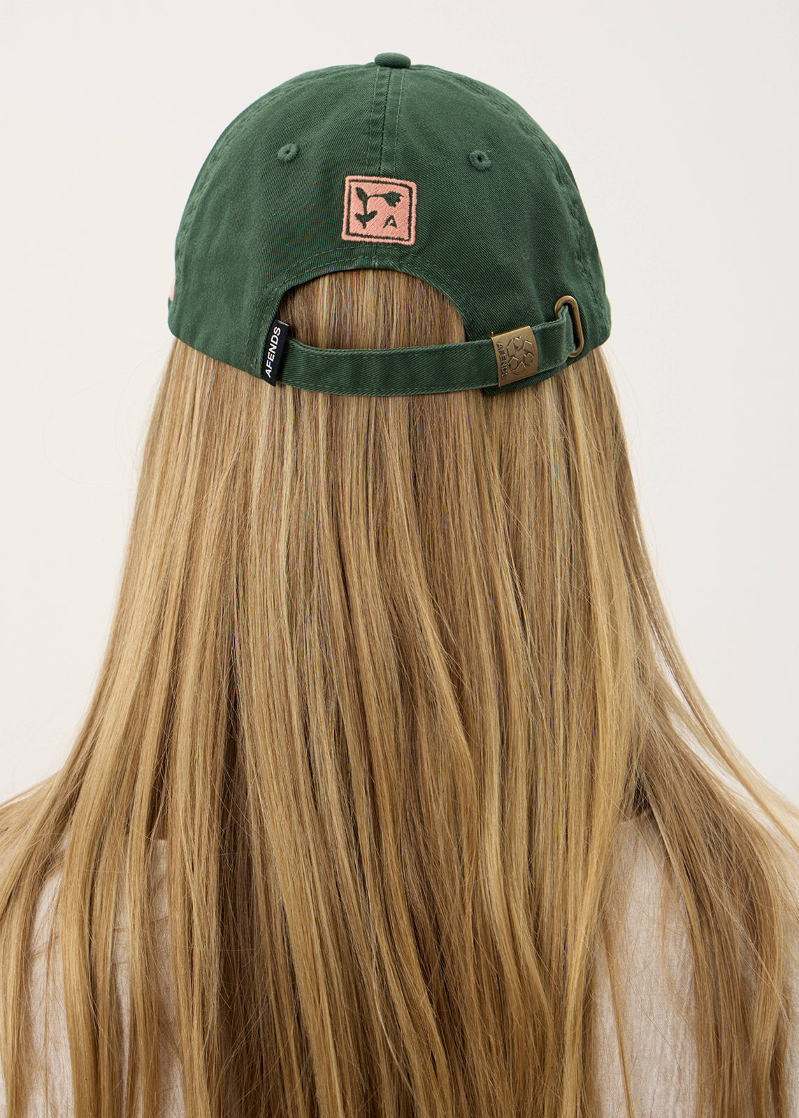 AFENDS Unisex Real Life - Six Panel Cap - Pine