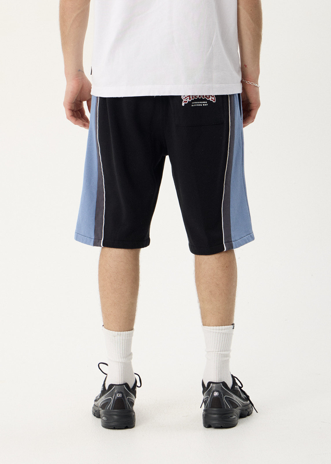 AFENDS Mens Occupancy - Fleece Short 22" - Black