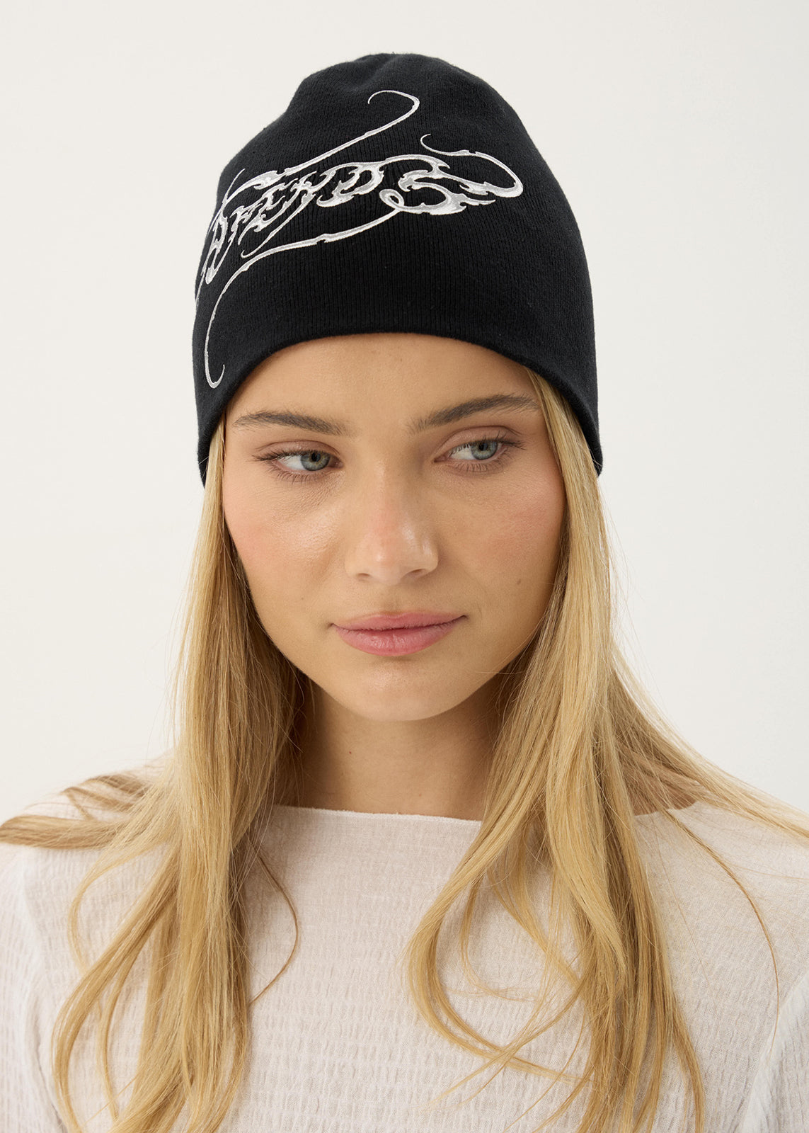 AFENDS Unisex Razor - Skull Beanie - Black