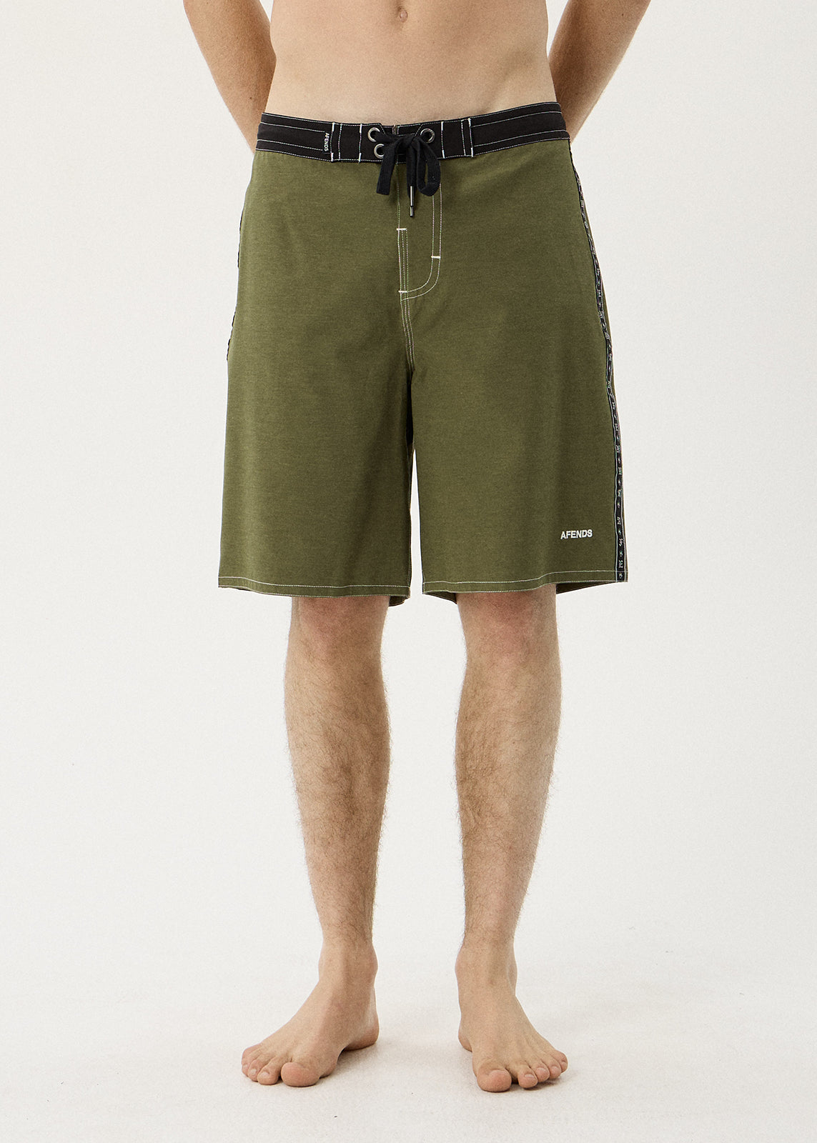AFENDS The Wreck - Surf Related V2 Boardshort 20" - Military