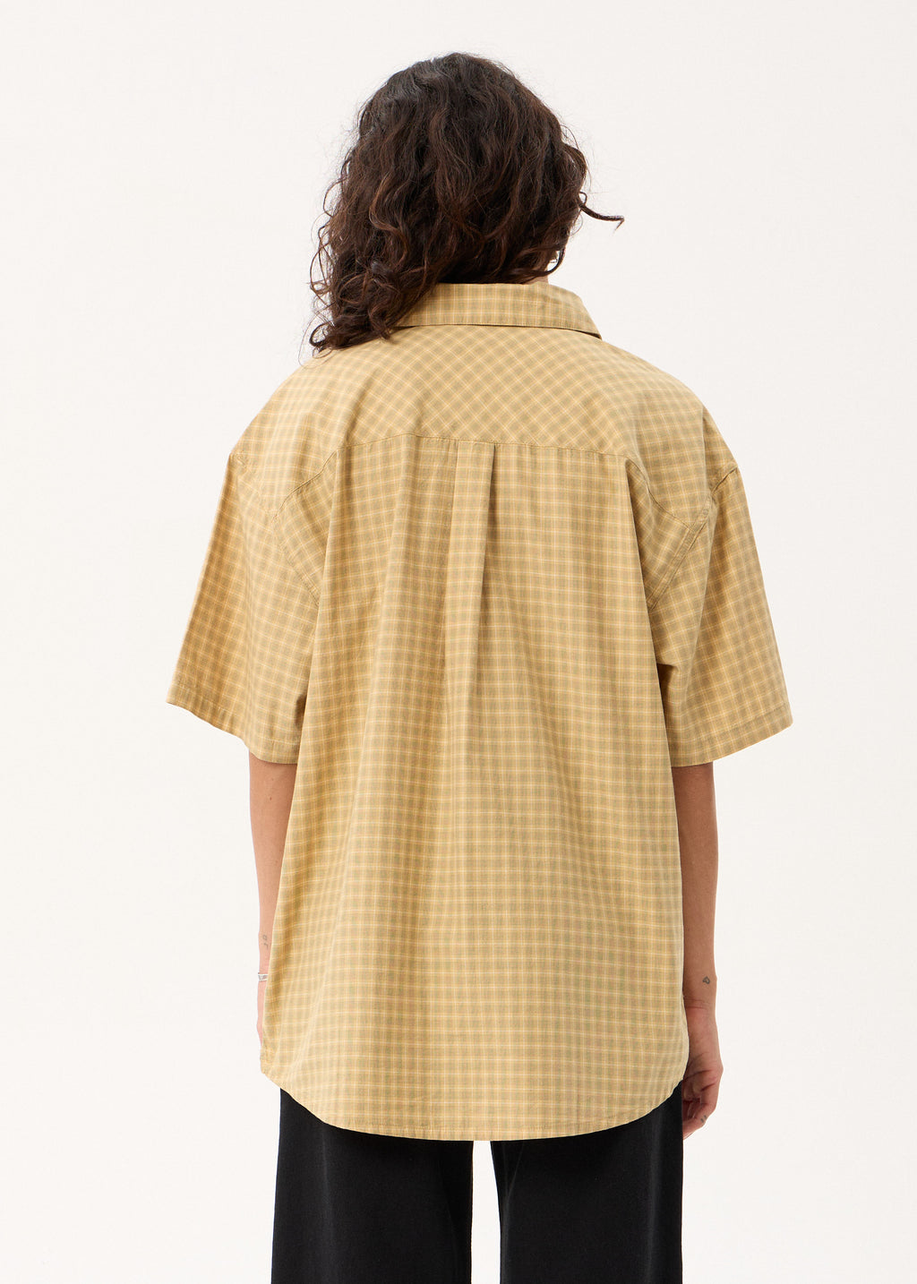 AFENDS Lo-Fi - Short Sleeve Shirt - Corn Check