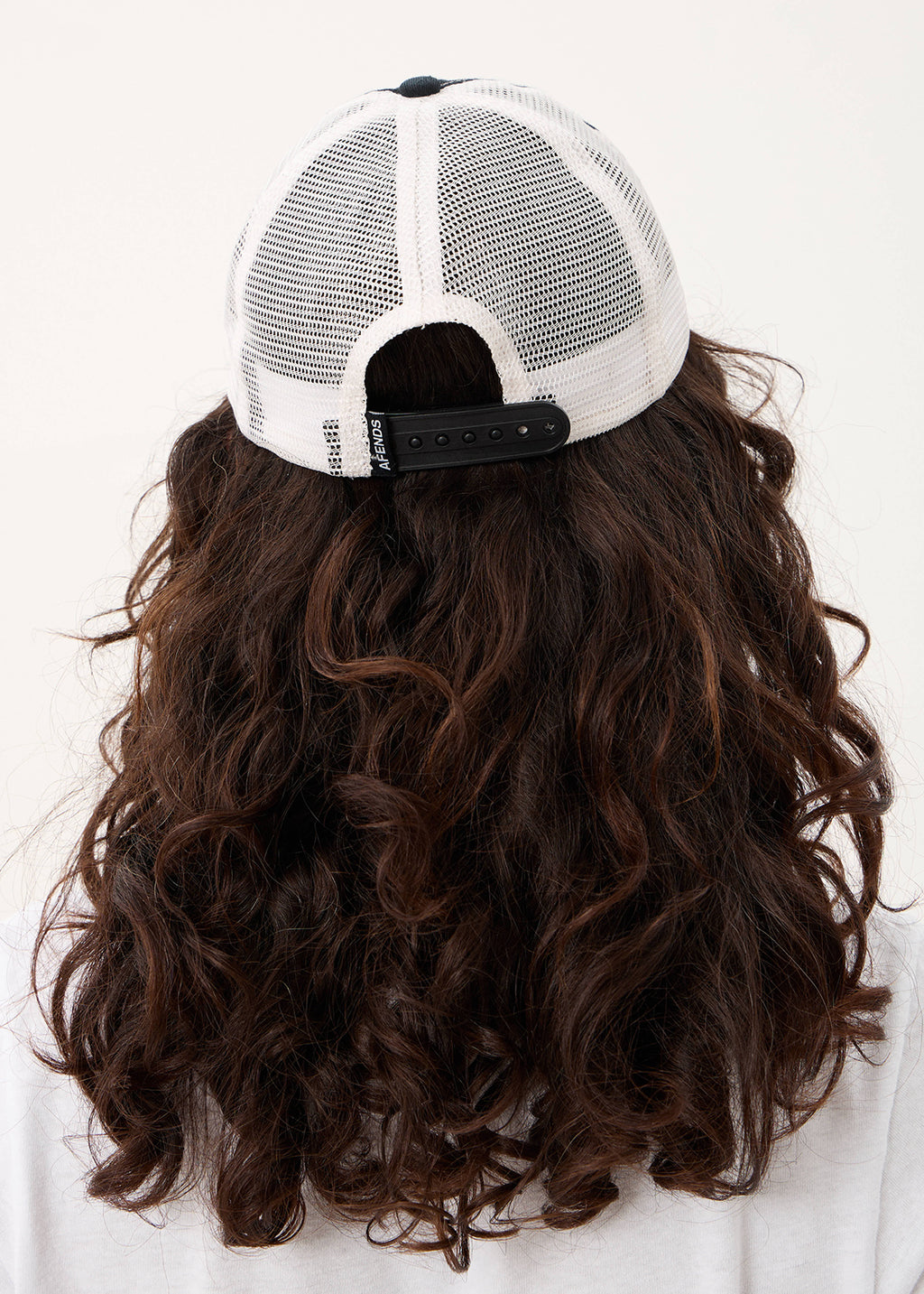 AFENDS Mot - Six Panel Mesh Cap - Stone Black