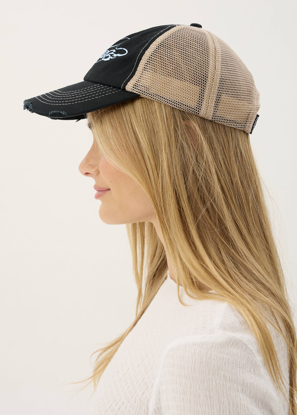 AFENDS Unisex Razor - Six Panel Mesh Cap - Black