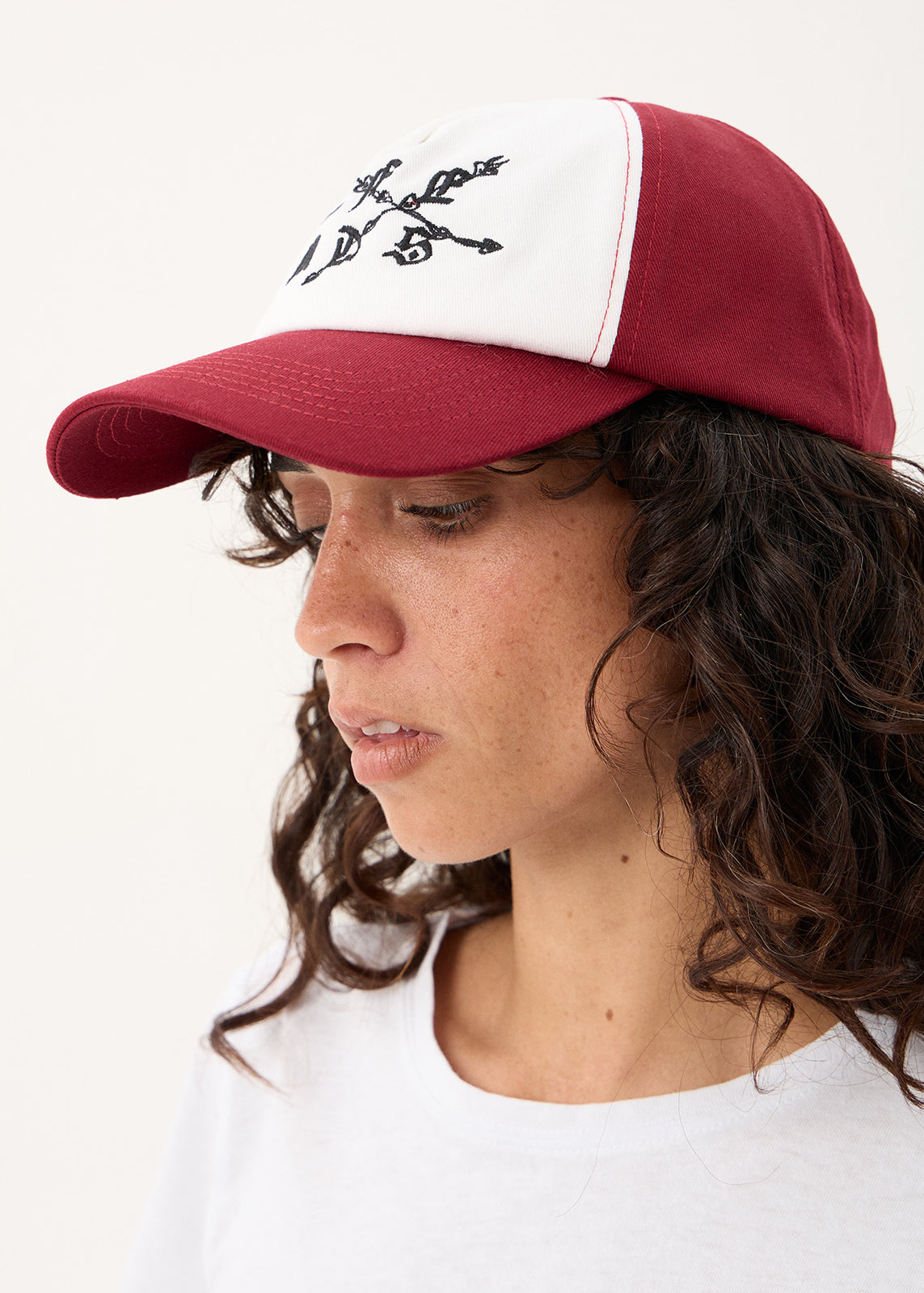 AFENDS Stem - Five Panel Cap - Cherry