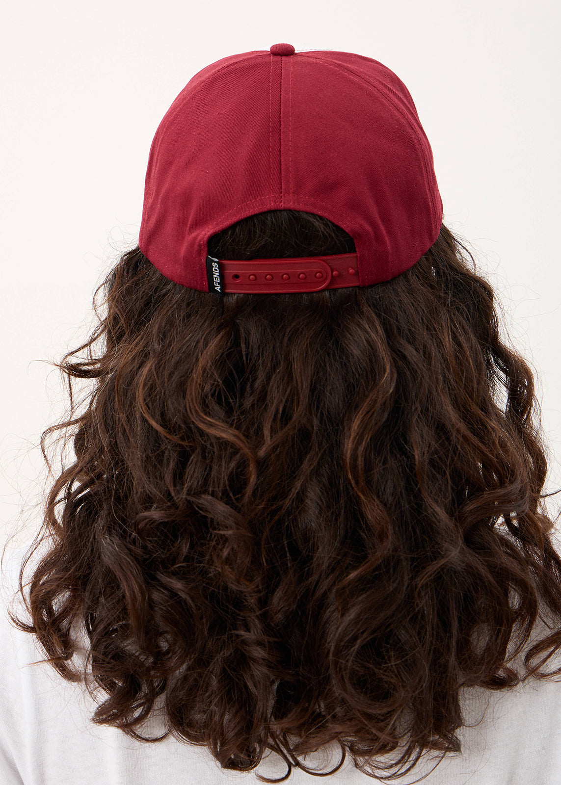 AFENDS Stem - Five Panel Cap - Cherry