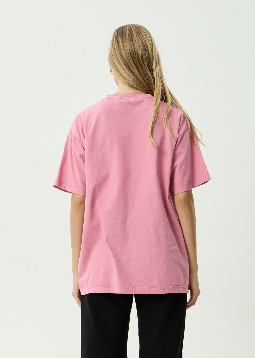 AFENDS Mens Shell Times - Recycled Boxy Fit Tee - Washed Marrakesh