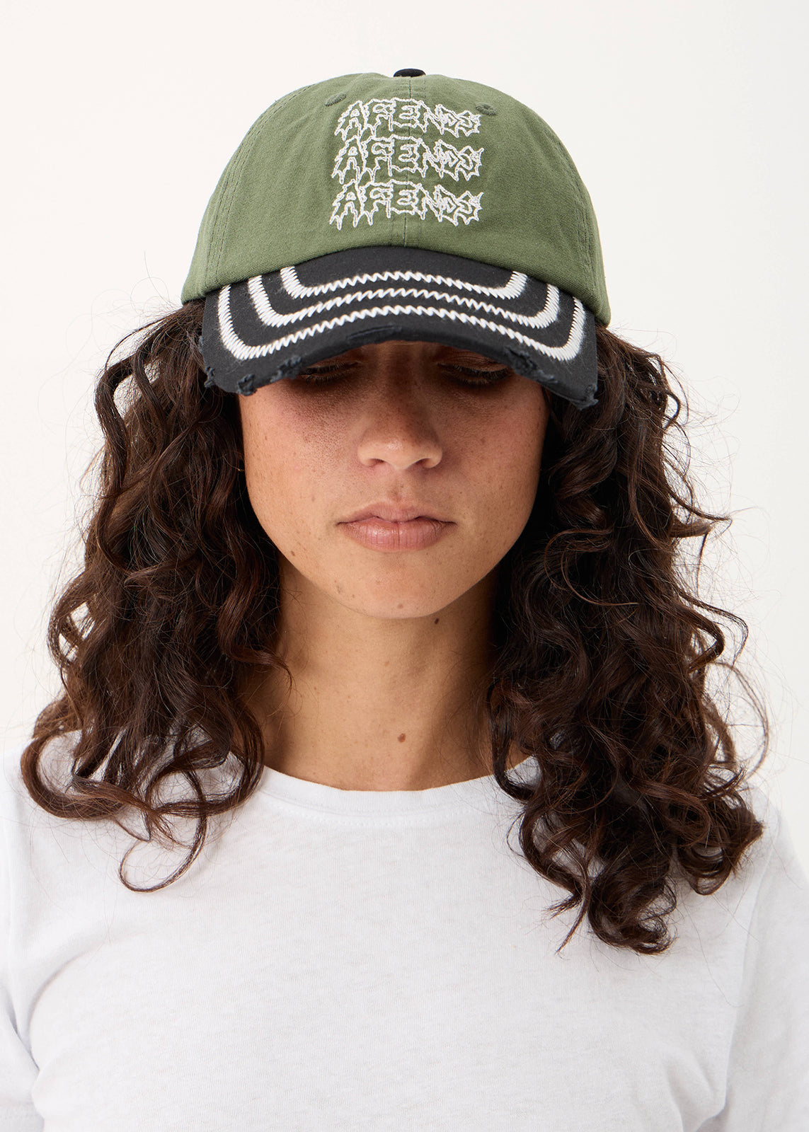 AFENDS Repetition - Six Panel Cap - Cypress