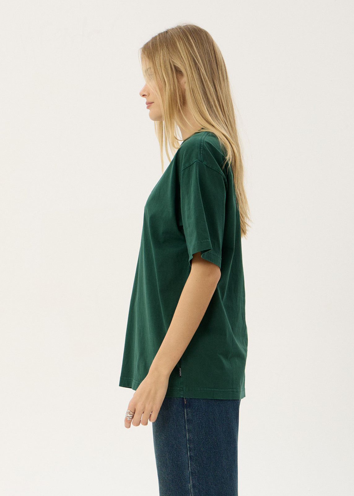 AFENDS Mens Horoscope - Boxy Tee - Washed Pine