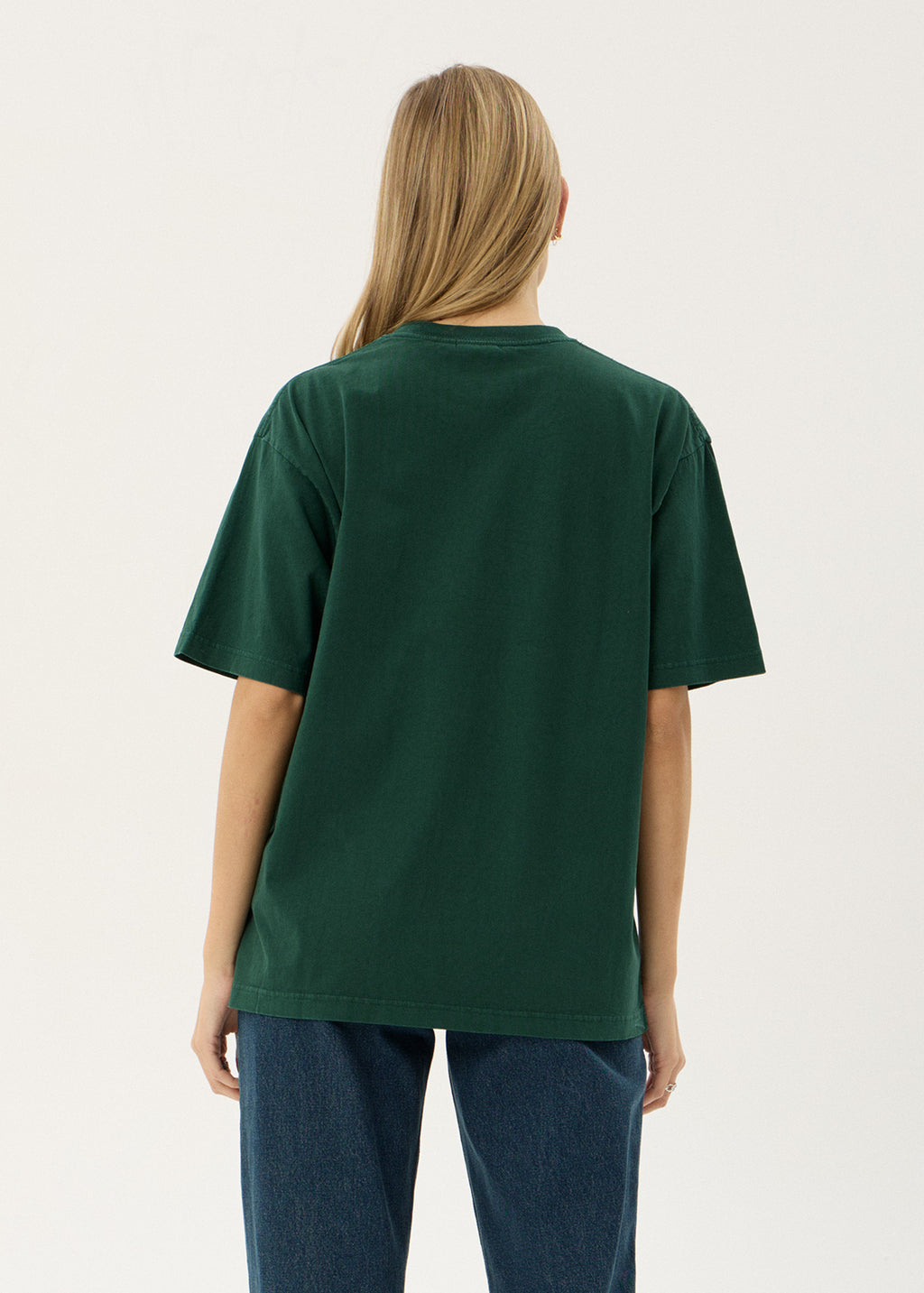 AFENDS Mens Horoscope - Boxy Tee - Washed Pine