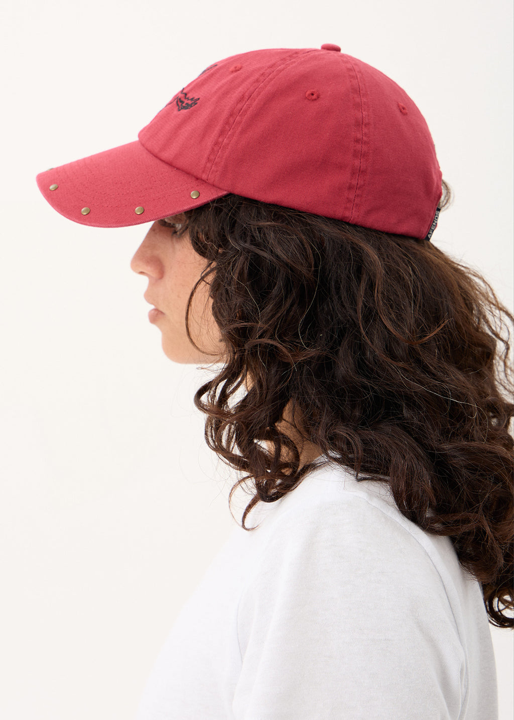 AFENDS Hard Luck - Panelled Cap - Burnt Red