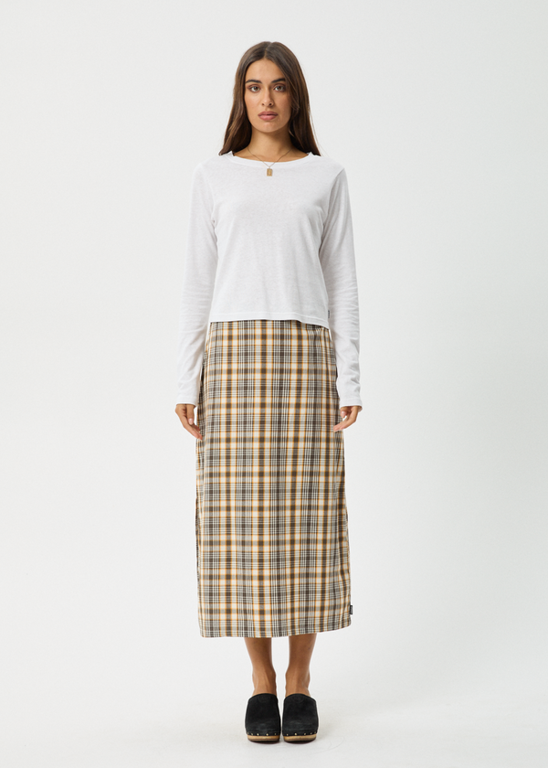 AFENDS Womens Kayla - Check Cami - Pink Check