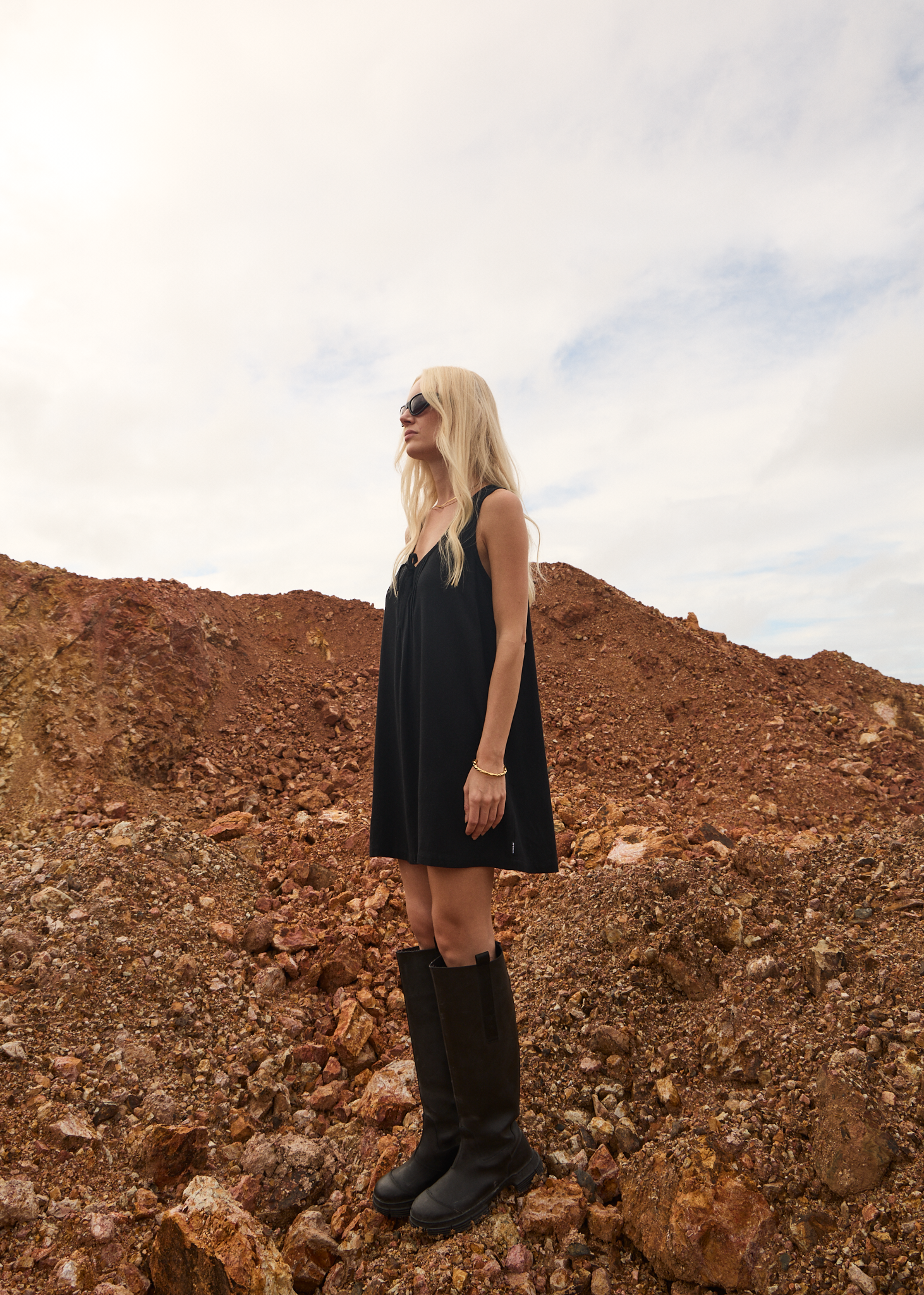 AFENDS Womens Michi - Mini Dress - Black