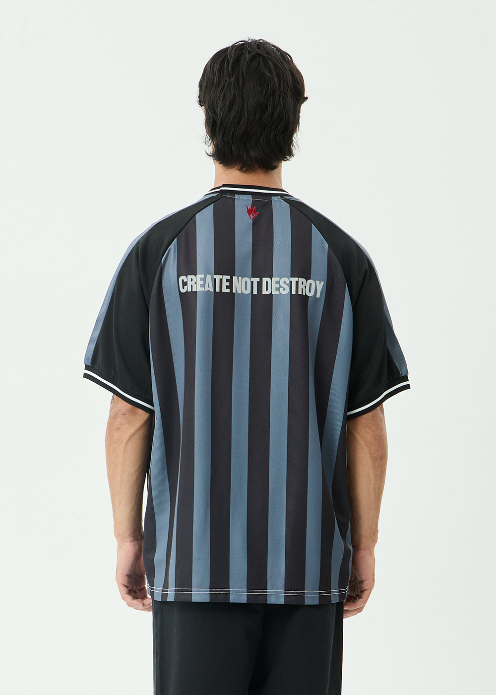 AFENDS Mens Holloway - Raglan Jersey - Black