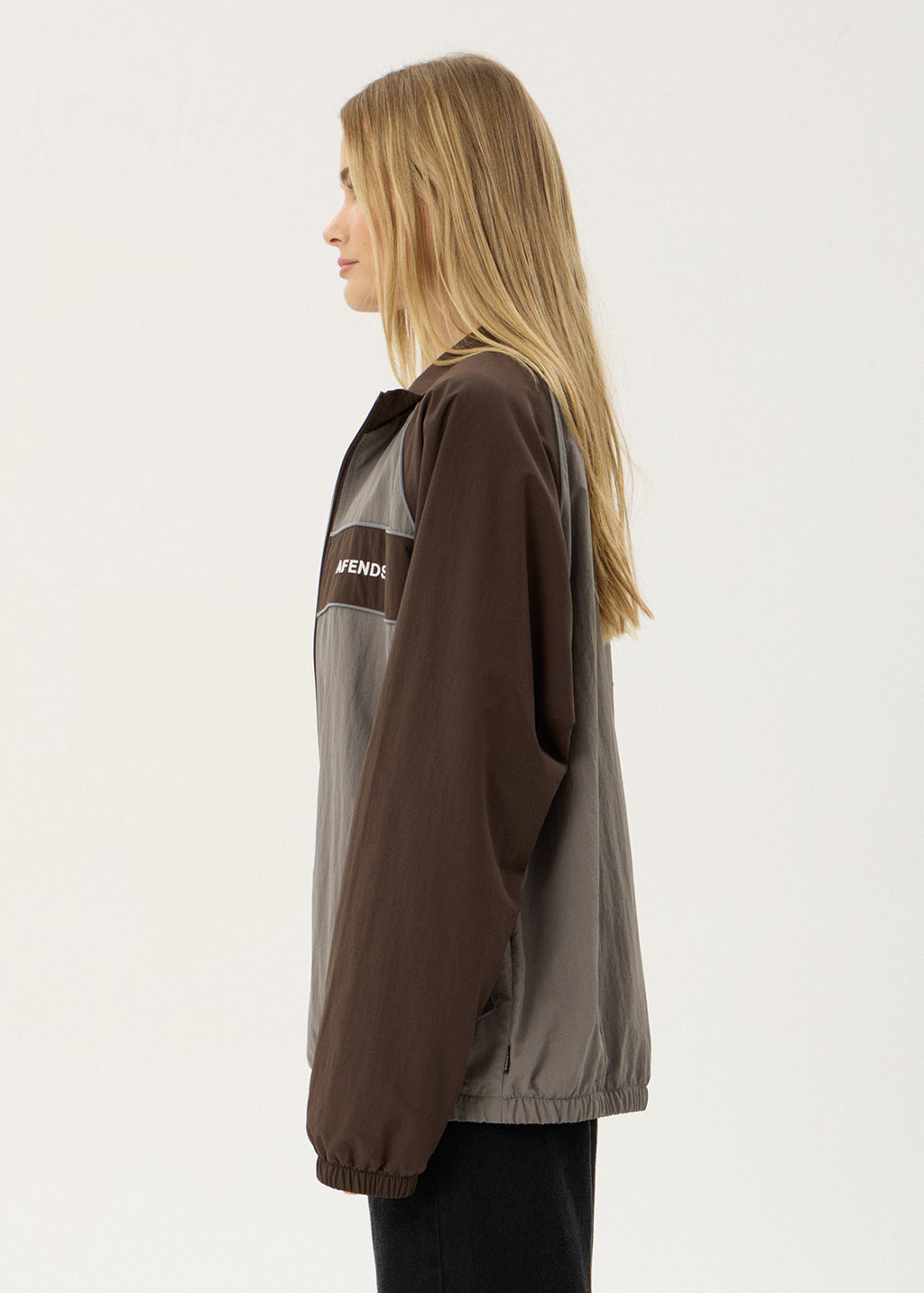 AFENDS Mens Spicy - Sports Spray Jacket - Olive
