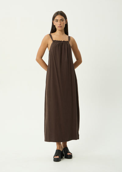 AFENDS Vania - Maxi Dress - Coffee