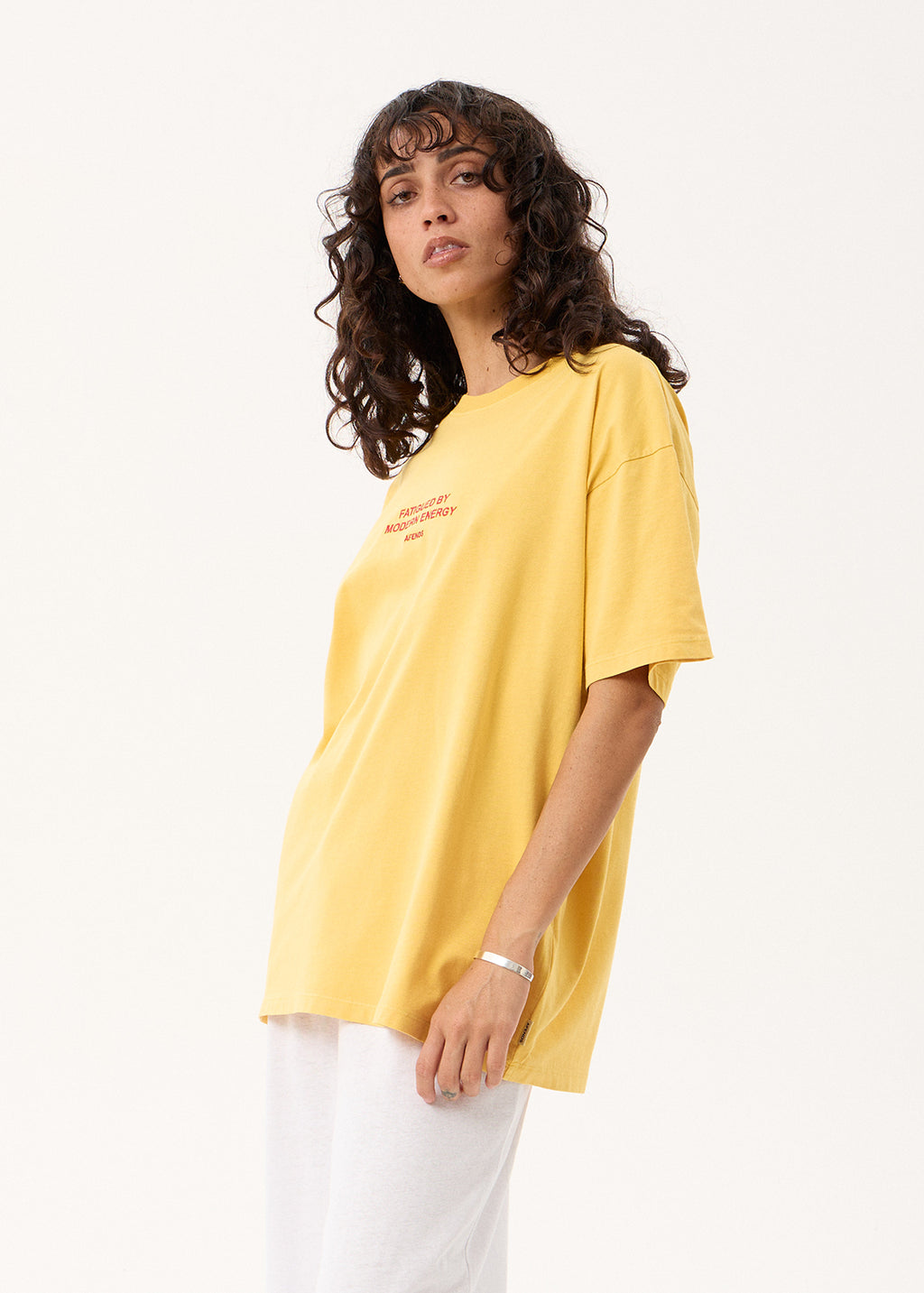 AFENDS Fatigued - Oversized Tee - Vintage Mango