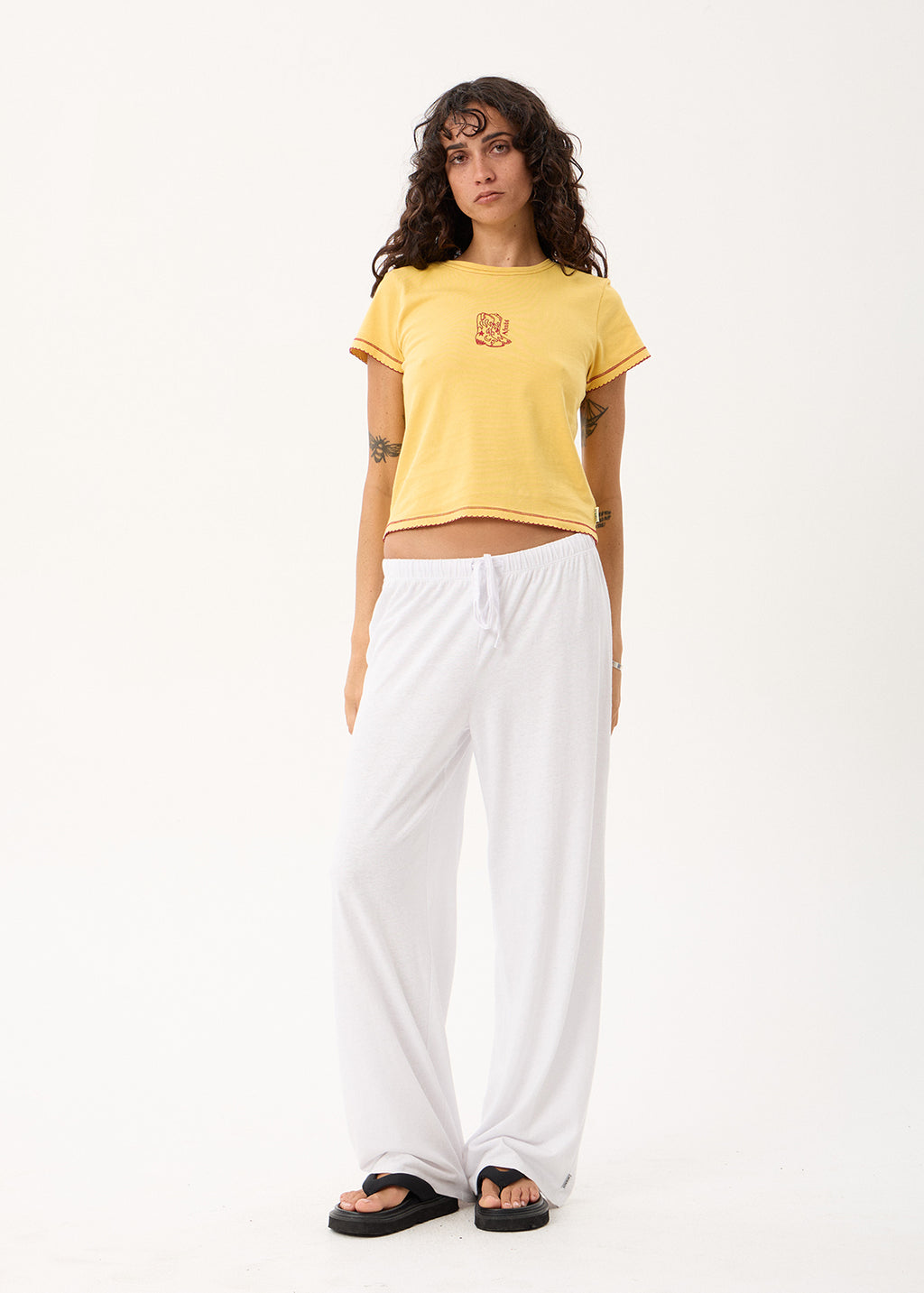 AFENDS Bandida - Baby Tee - Vintage Mango