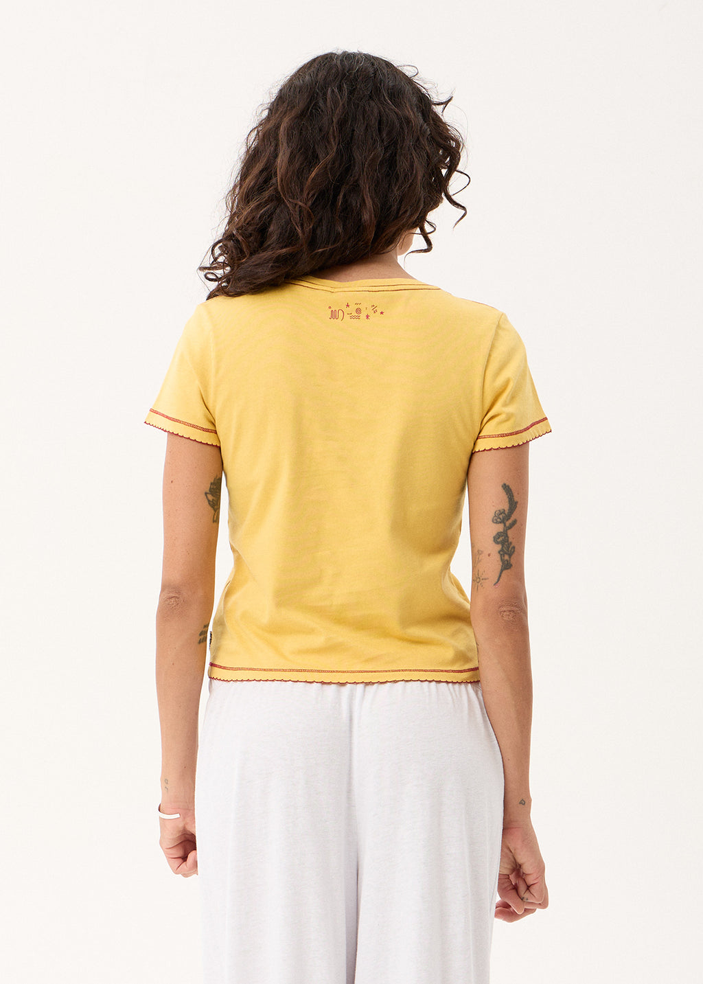 AFENDS Bandida - Baby Tee - Vintage Mango