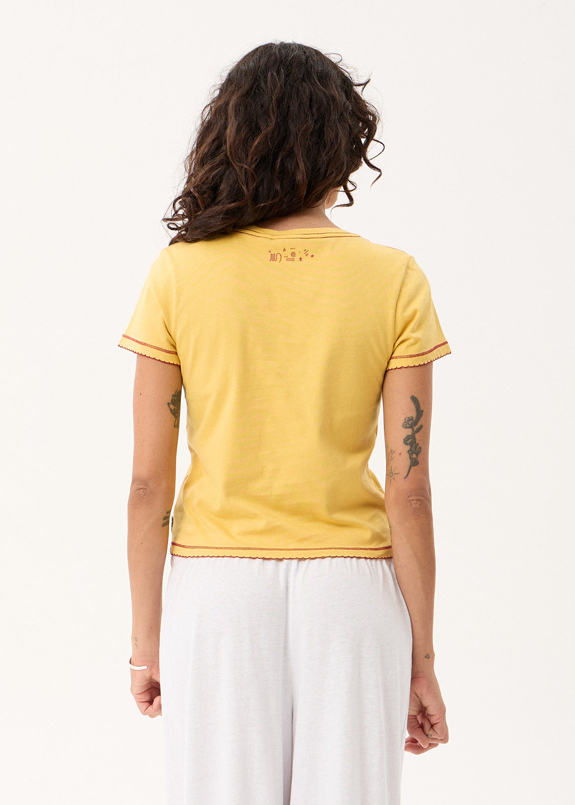 AFENDS Bandida - Baby Tee - Vintage Mango