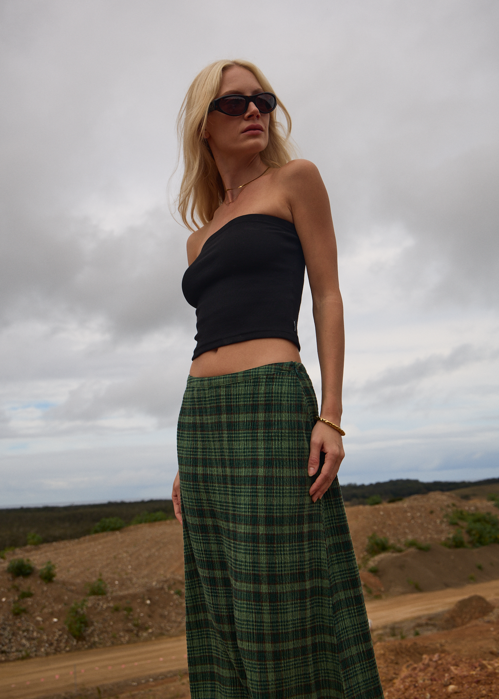 AFENDS Womens Jamie - Rib Tube Top - Black