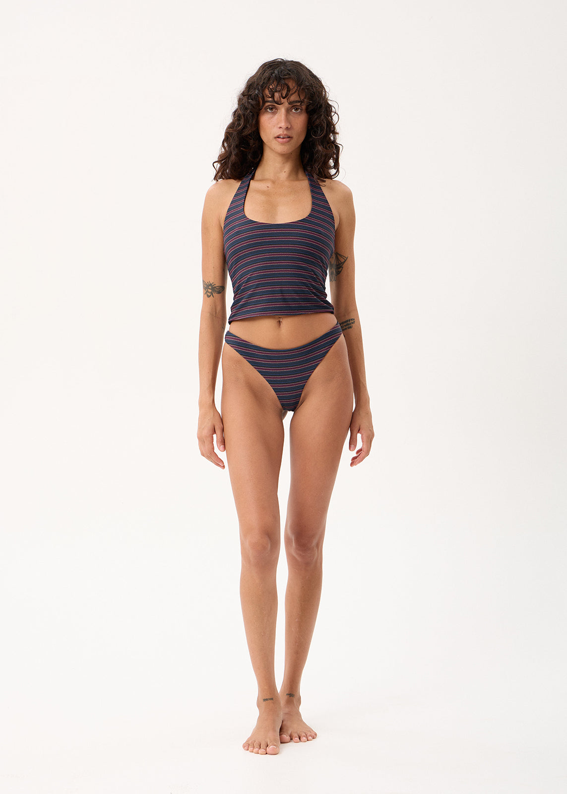 AFENDS Club - Tankini - Club Stripe