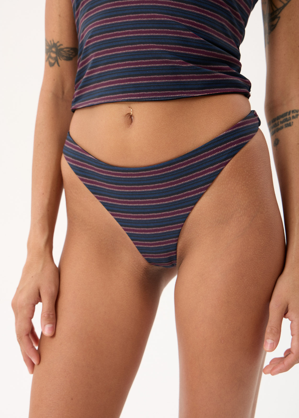 AFENDS Club - Bikini Bottom - Club Stripe