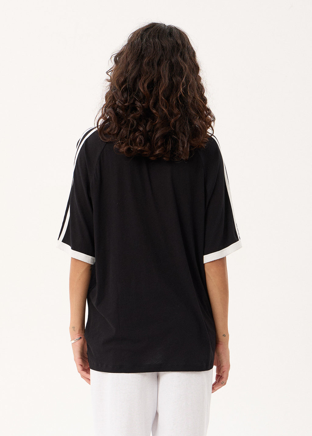 AFENDS Smokeshow - Oversized Raglan Tee - Black