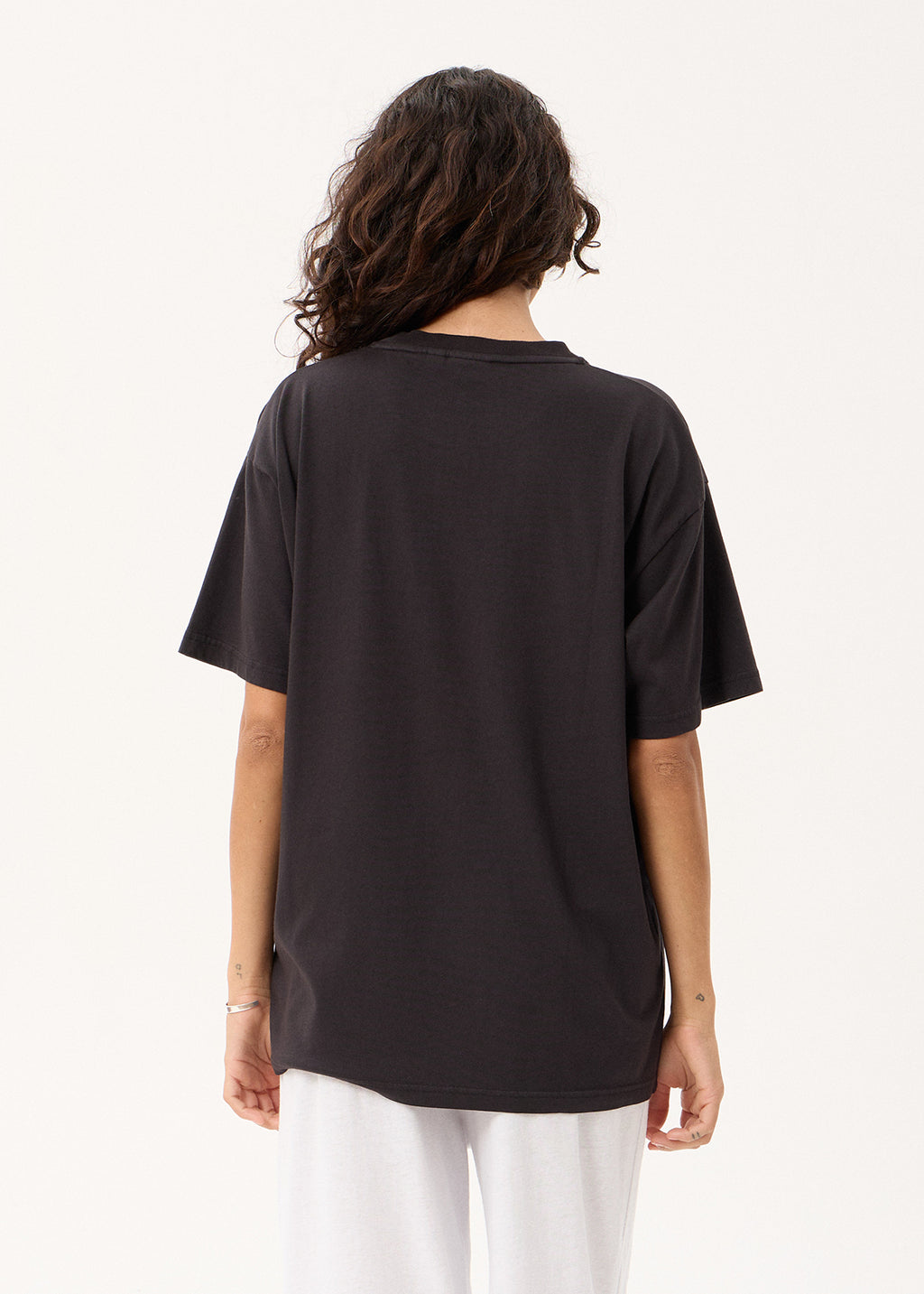 AFENDS Nocturnal - Oversized Tee - Stone Black