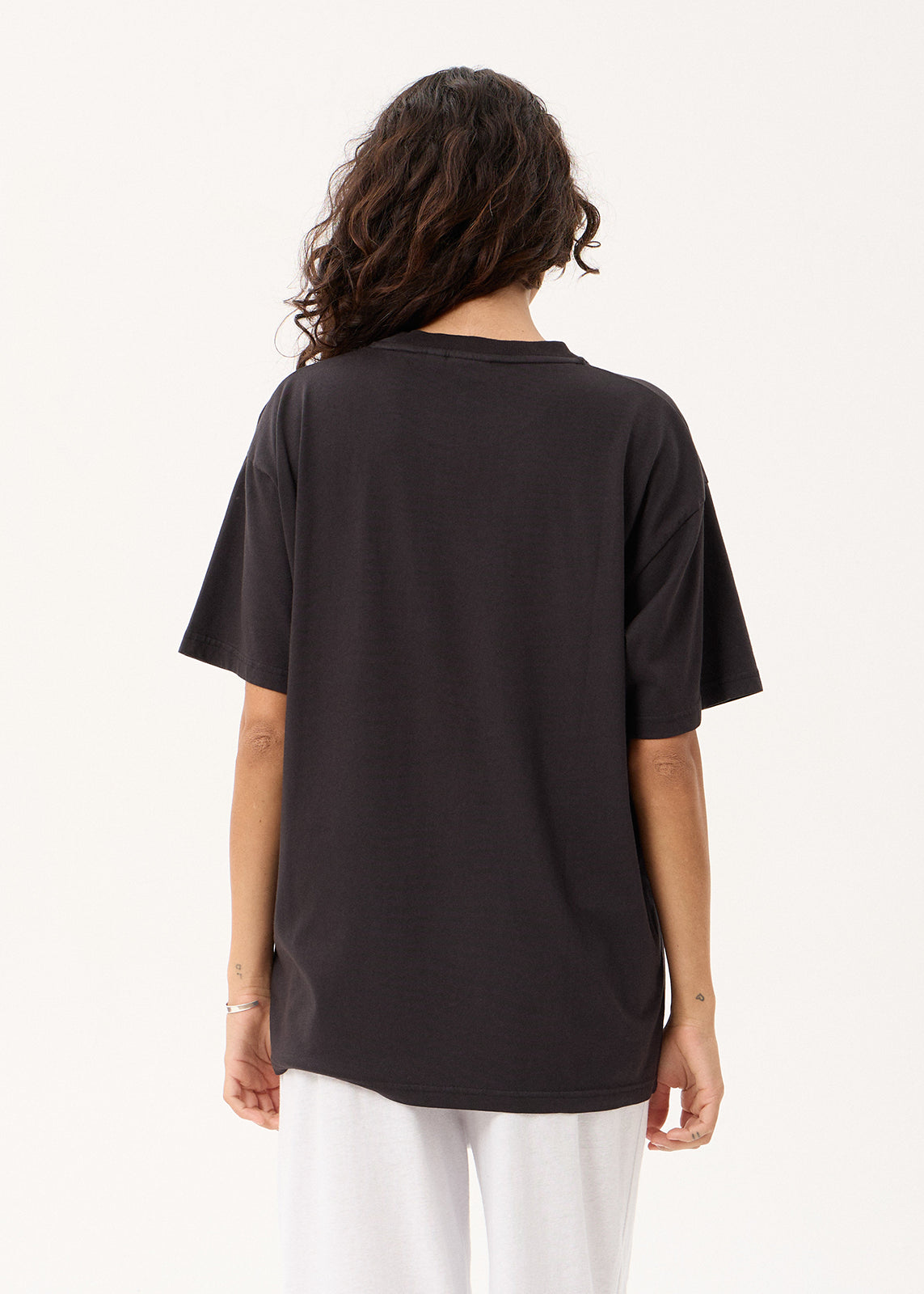 AFENDS Nocturnal - Oversized Tee - Stone Black