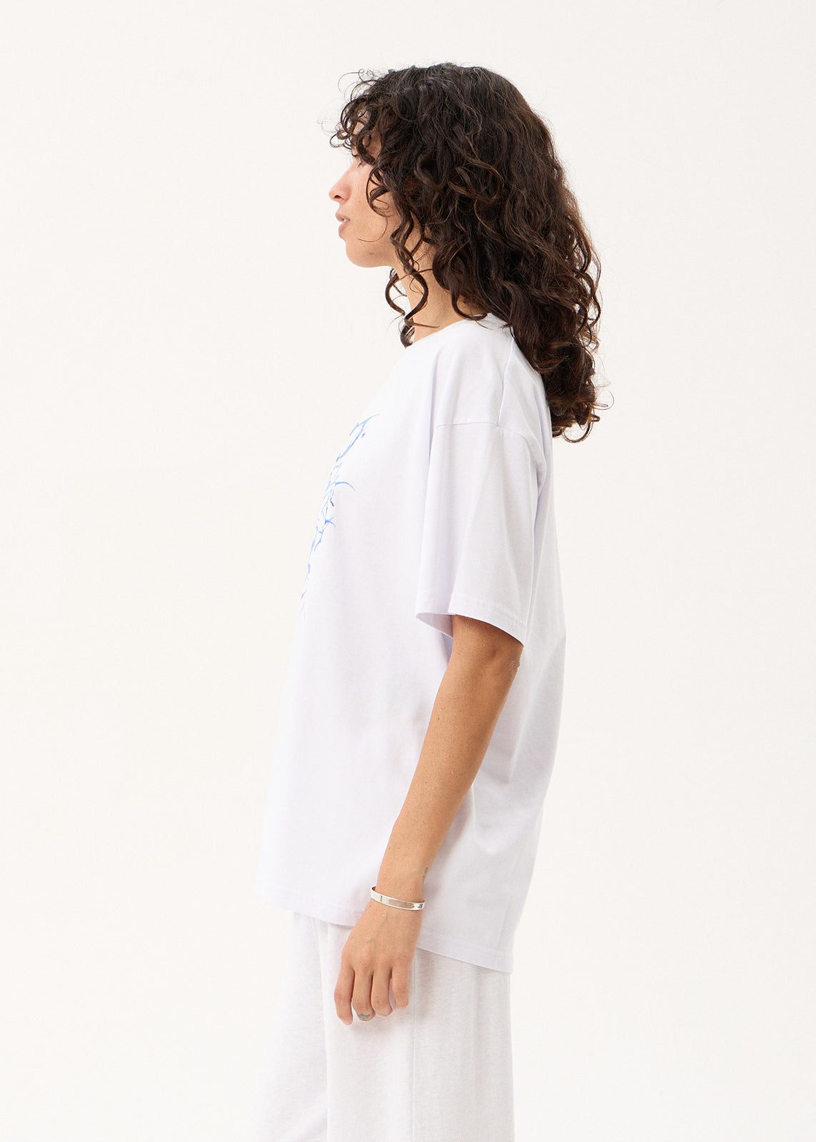 AFENDS Nocturnal - Oversized Tee - White