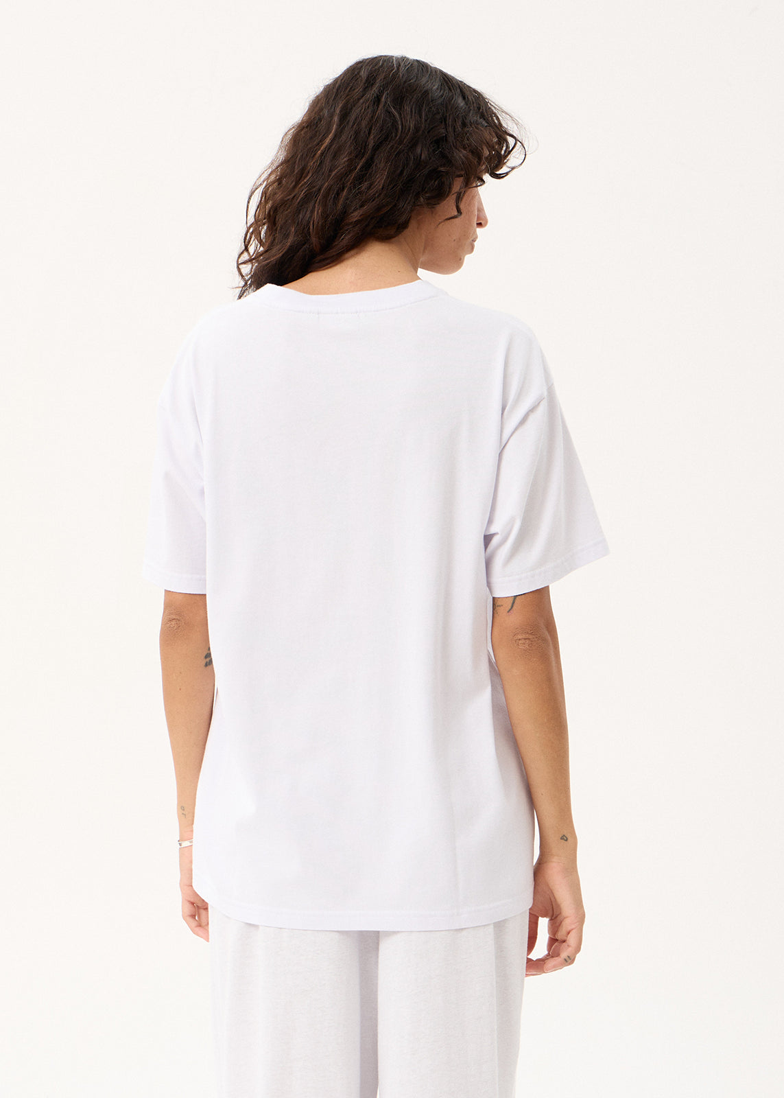 AFENDS Nocturnal - Oversized Tee - White