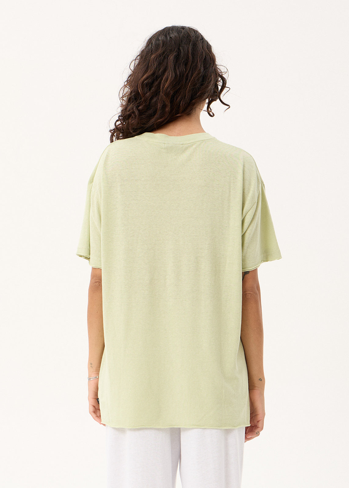 AFENDS Slay - Oversized Tee - Washed Sage