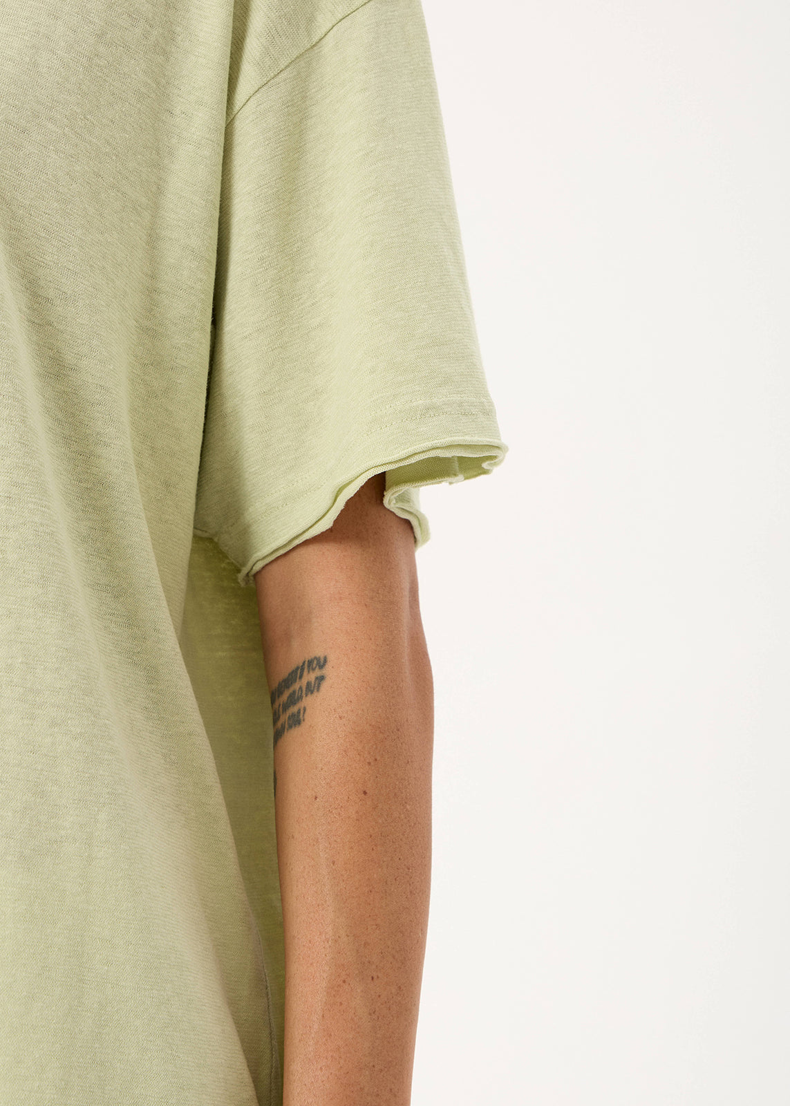 AFENDS Slay - Oversized Tee - Washed Sage