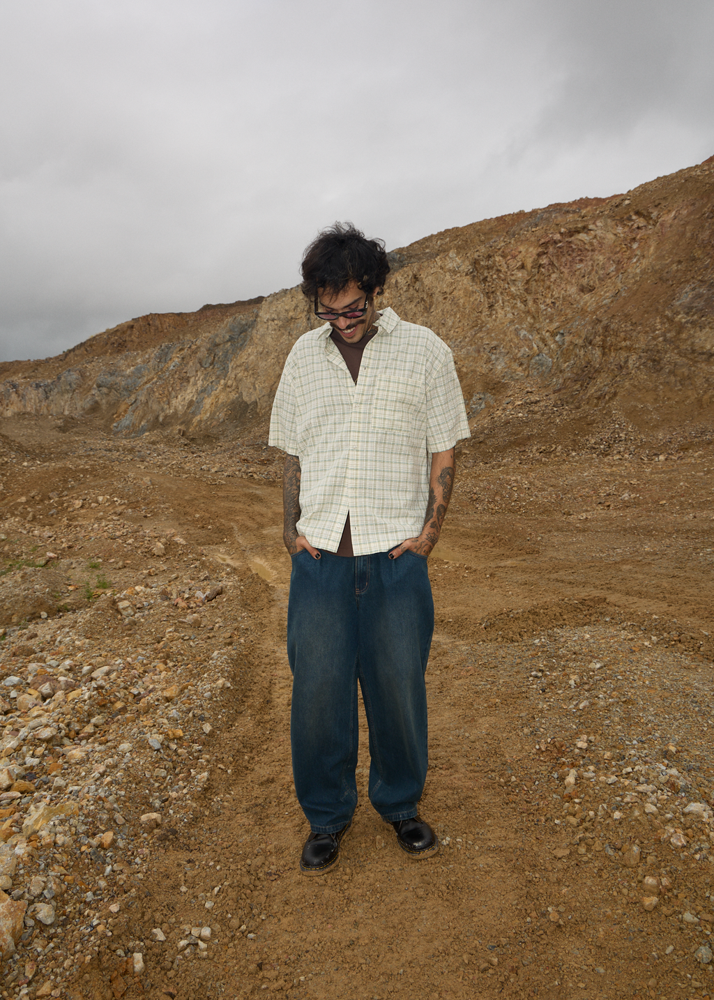 AFENDS Mens Legacy - Short Sleeve Shirt - Boa Check