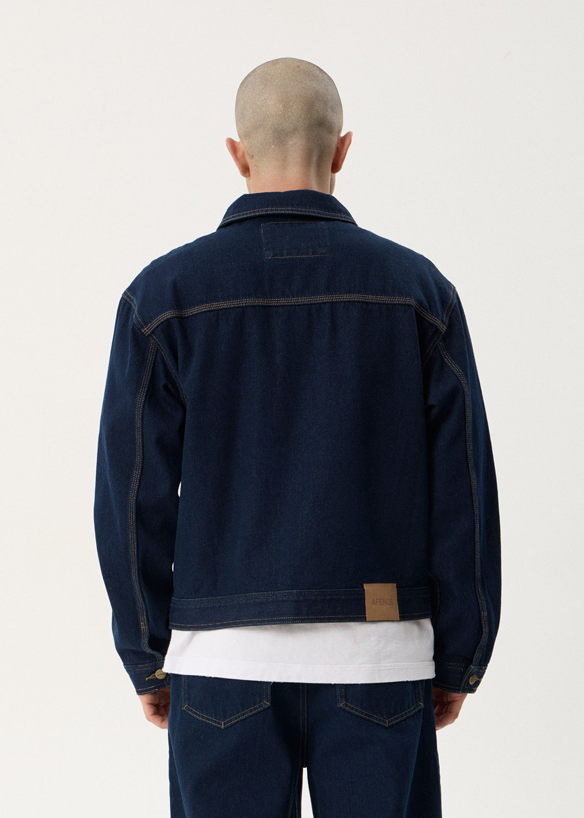 AFENDS Mens Yukon - Denim Jacket - Ink