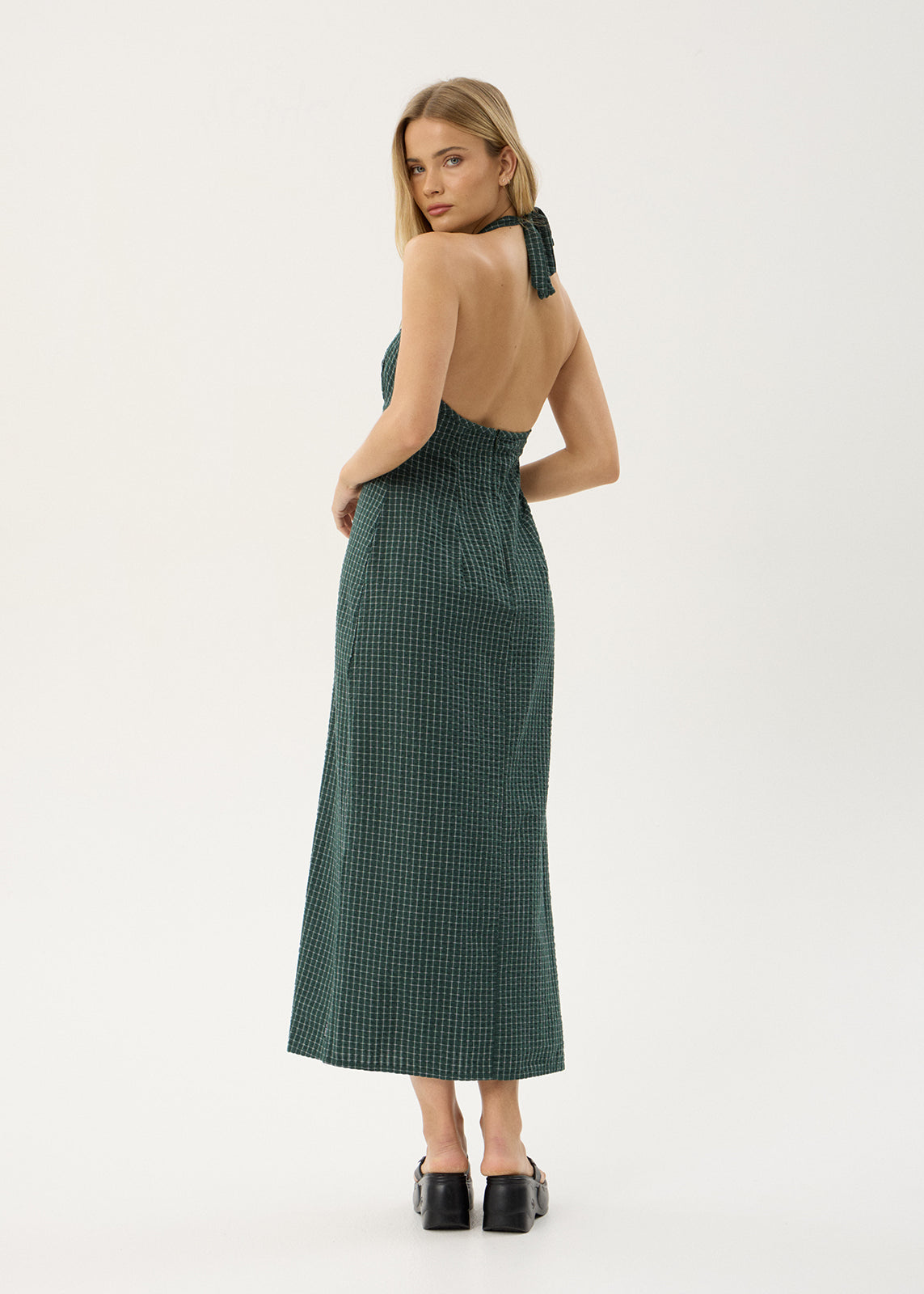 AFENDS Womens Tully - Seersucker Maxi Dress