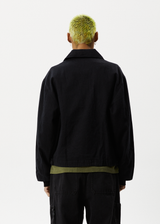 AFENDS Mens Oracle - Carpenter Jacket - Black - Afends mens oracle   hemp workwear jacket   black 