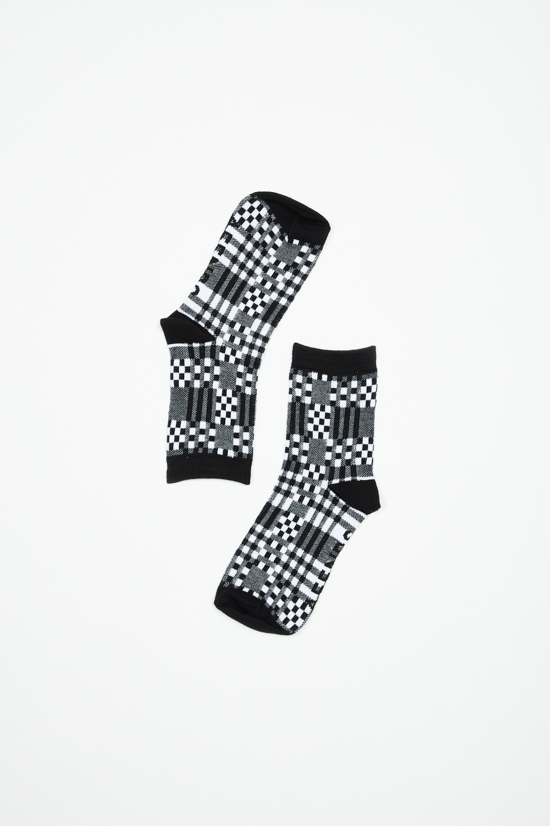 AFENDS Womens Blair - Socks Two Pack - Black / White