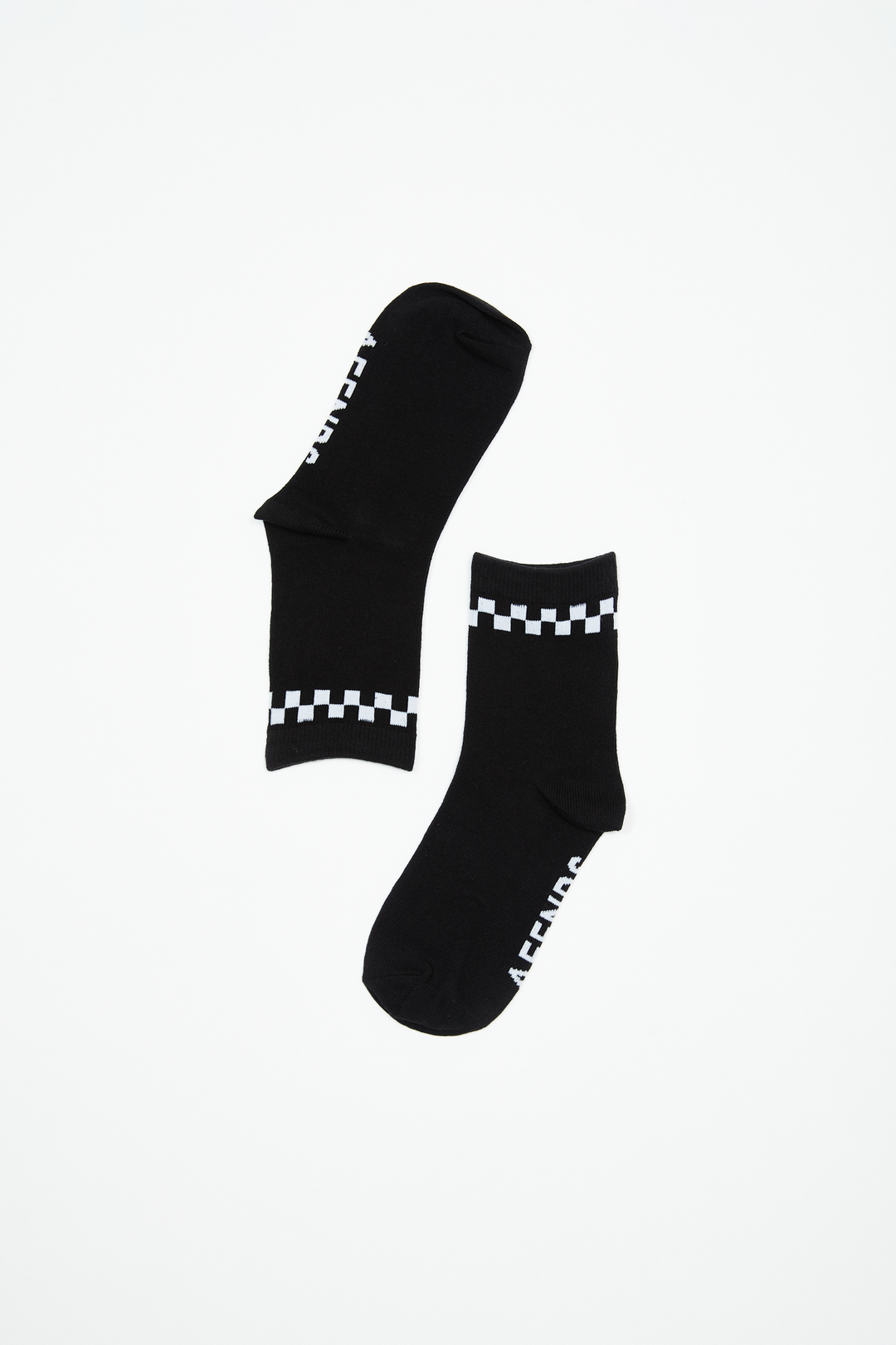 AFENDS Womens Blair - Socks Two Pack - Black / White