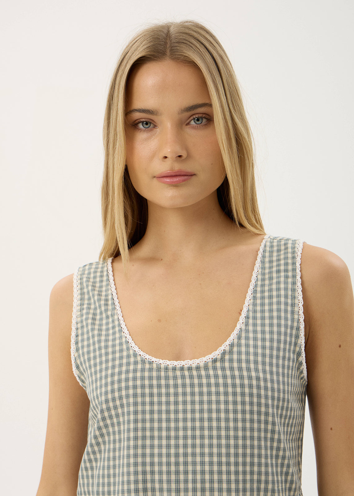AFENDS Womens Jesse - Mini Dress - Vice Alpine Check