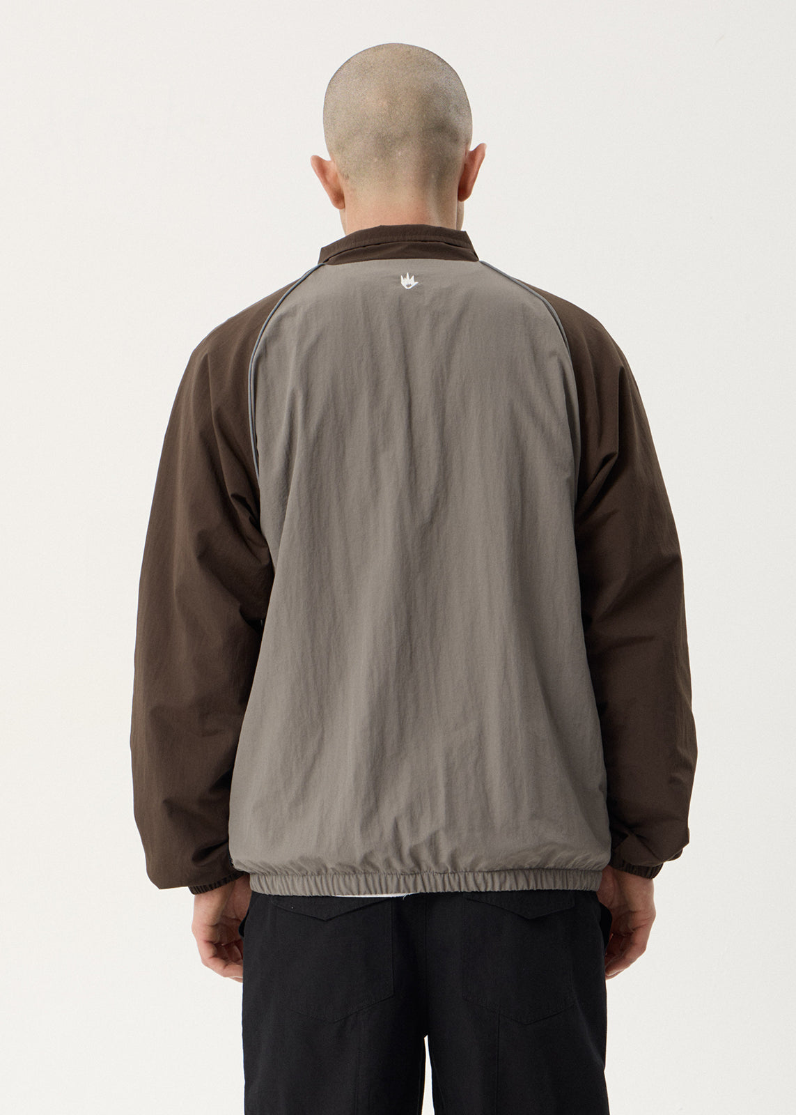 AFENDS Mens Spicy - Sports Spray Jacket - Olive