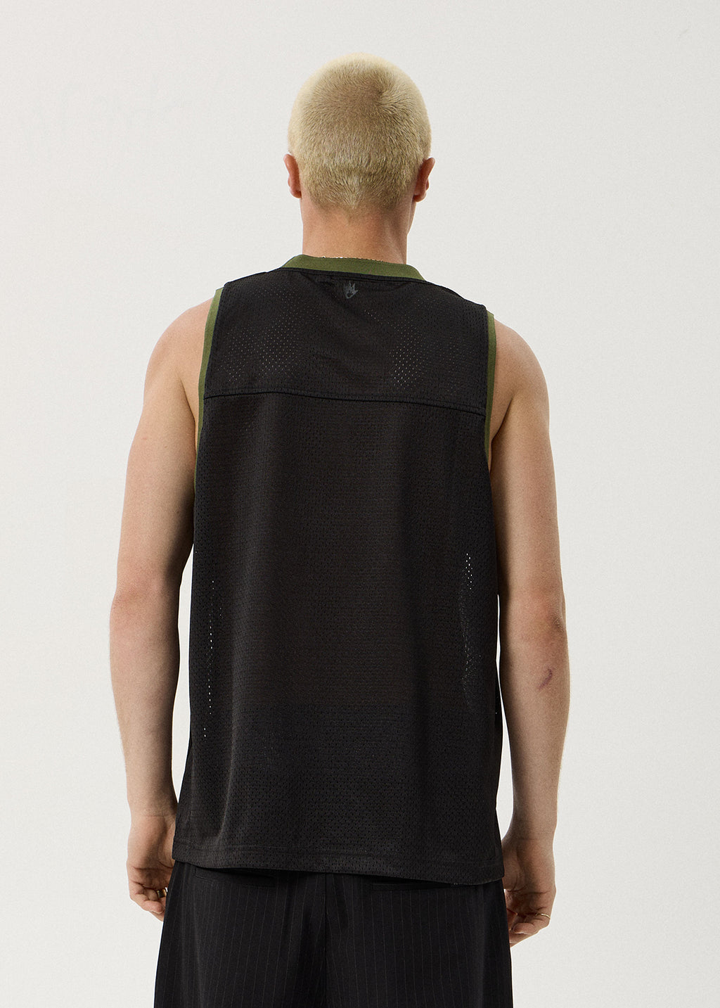 AFENDS Contingent - Mesh Singlet - Black