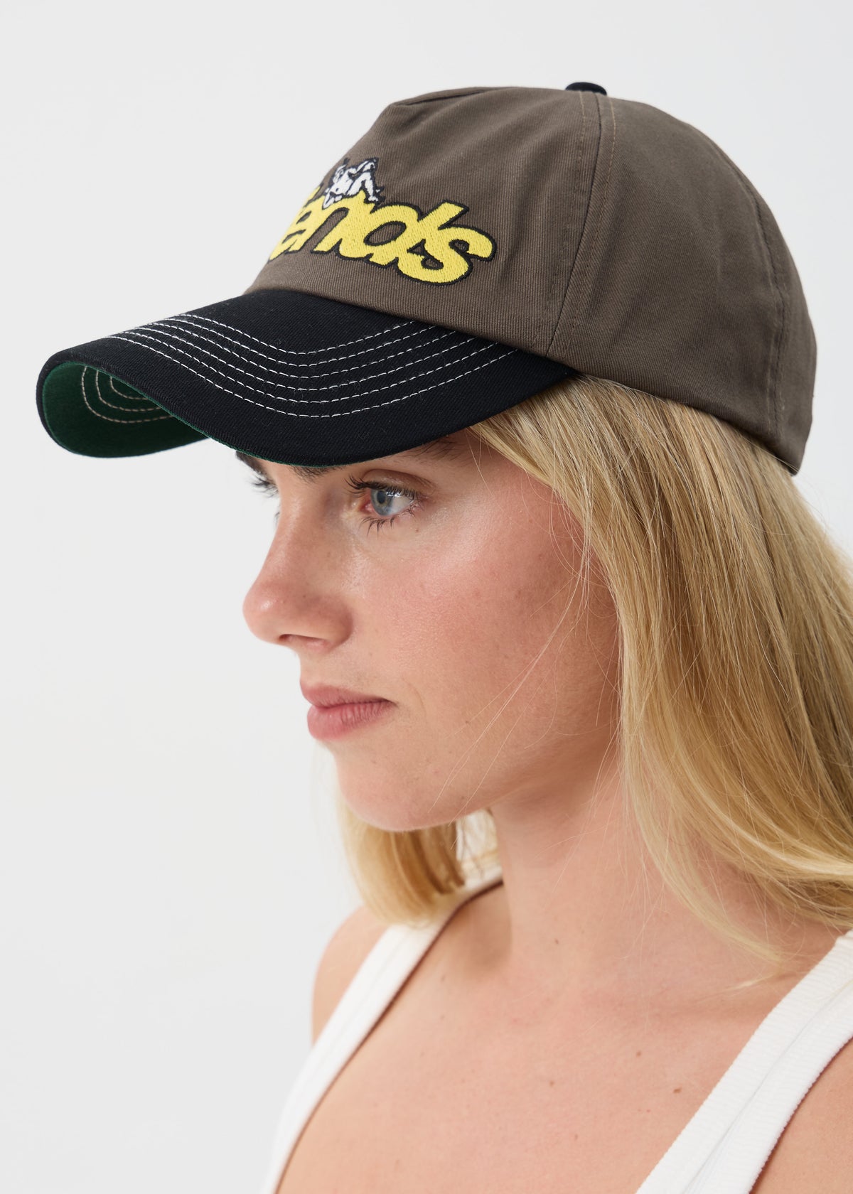 AFENDS Unisex Angel Boy - Five Panel Cap - Fossil