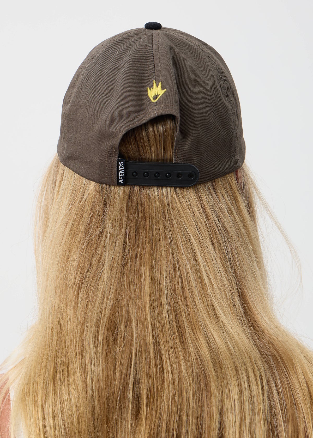 AFENDS Unisex Angel Boy - Five Panel Cap - Fossil