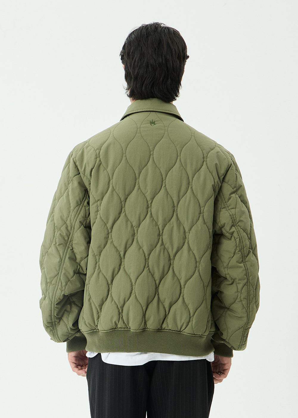 AFENDS Mens Mellross - Bomber Jacket - Military