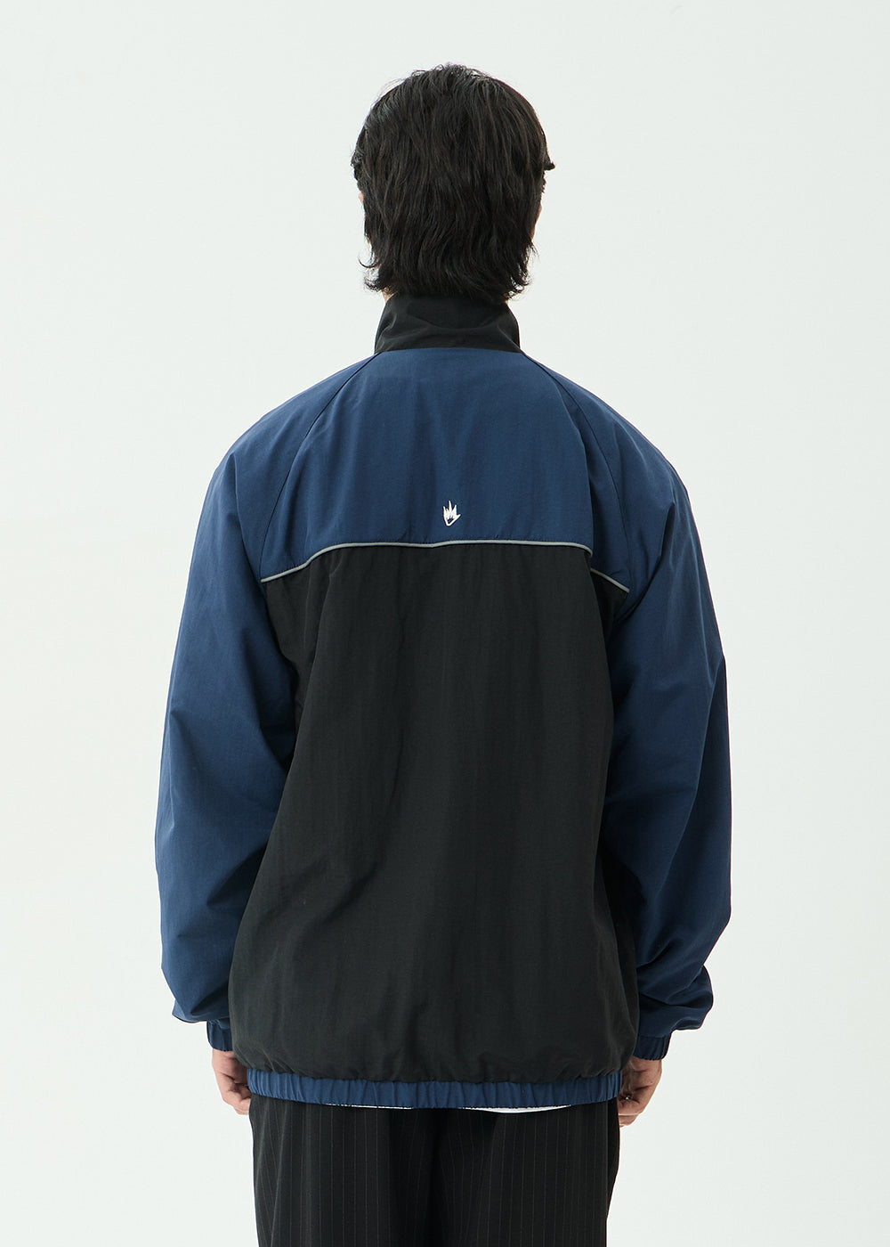 AFENDS Mens Speed - Sports Spray Jacket - Navy